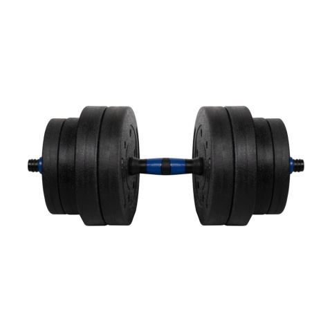 Hantle bitumiczne regulowane z łącznikiem 2x20kg średnica 28 mm Rebel Hantle bitumiczne regulowane z łącznikiem 2x20kg średnica 28 mm Rebel