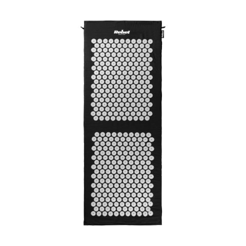 Mata do akupresury z kolcami + poduszka 130x50cm XXL do masażu czarna Rebel Mata do akupresury z kolcami + poduszka 130x50cm XXL do masażu czarna Rebel