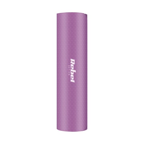 Mata gimnastyczna do ćwiczeń jogi pilatesu fitness 6mm karimata REBEL Mata gimnastyczna do ćwiczeń jogi pilatesu fitness 6mm karimata REBEL