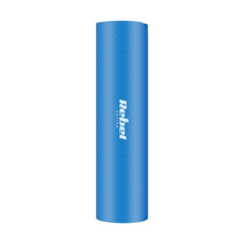 Mata gimnastyczna do ćwiczeń jogi pilatesu fitness 6mm karimata REBEL Mata gimnastyczna do ćwiczeń jogi pilatesu fitness 6mm karimata REBEL