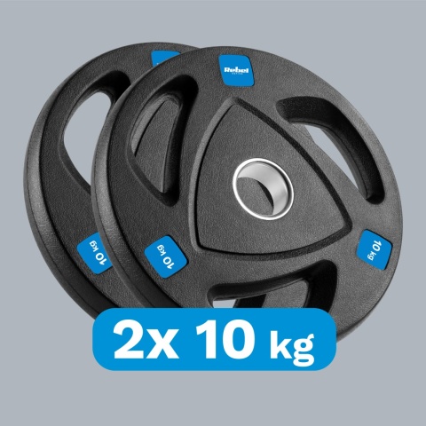 Obciążenie żeliwne olimpijskie zestaw 2x10kg 20kg 51mm talerze Rebel Obciążenie żeliwne olimpijskie zestaw 2x10kg 20kg 51mm talerze Rebel