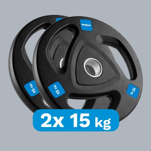 Obciążenie żeliwne olimpijskie zestaw 2x15kg 30kg 51mm talerze Rebel