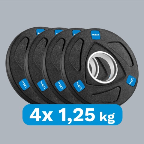 Obciążenie żeliwne olimpijskie zestaw 4x1,25kg 5kg 51mm talerze Rebel Obciążenie żeliwne olimpijskie zestaw 4x1,25kg 5kg 51mm talerze Rebel