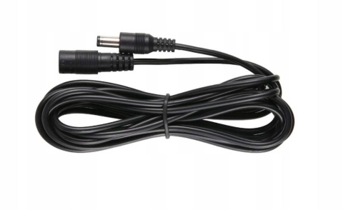 Przedłużacz DC 5.0m dwużyłowy 2x0.5mm2 w oplocie wtyk/gniazdo 2.1x5.5 mm Przedłużacz DC 5.0m dwużyłowy 2x0.5mm2 w oplocie wtyk/gniazdo 2.1x5.5 mm