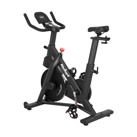 Rower spinningowy treningowy stacjonarny regulowany LCD 120kg uchwyt Rebel Rower spinningowy treningowy stacjonarny regulowany LCD 120kg uchwyt Rebel