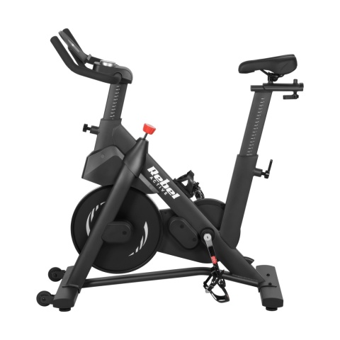 Rower spinningowy treningowy stacjonarny regulowany LCD 120kg uchwyt Rebel Rower spinningowy treningowy stacjonarny regulowany LCD 120kg uchwyt Rebel