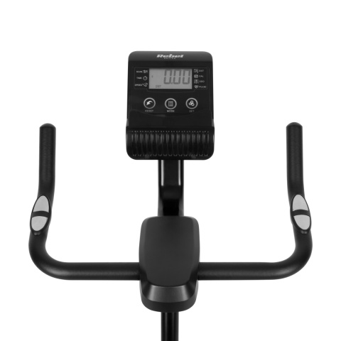 Rower spinningowy treningowy stacjonarny regulowany LCD 120kg uchwyt Rebel