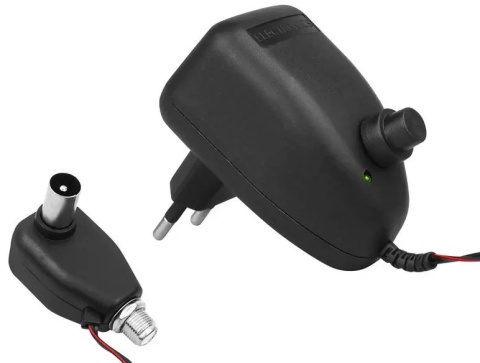 Zasilacz antenowy regulowany z gniazdem F DC 2-12V/100mA Zasilacz antenowy regulowany z gniazdem F DC 2-12V/100mA