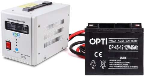 Zestaw do awaryjnego zasilania 45Ah 800W Zestaw do awaryjnego zasilania 45Ah 800W