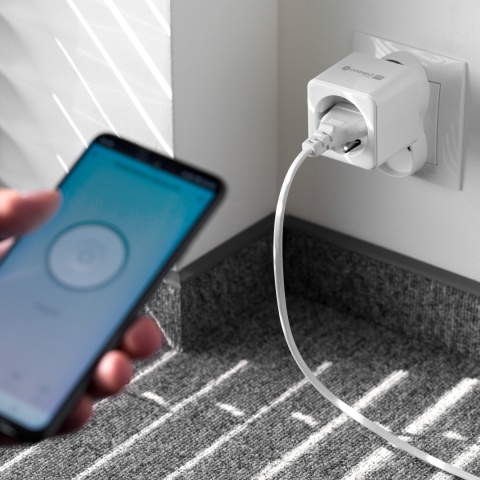 Gniazdko Wifi Tuya smart programator watomierz Gniazdko Wifi Tuya smart programator watomierz