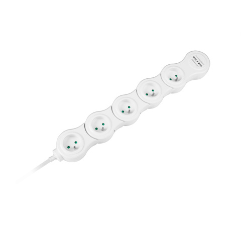 Przedłużacz składany snake listwa zasilająca 1,5m 5 gniazd 2xUSB Rebel Przedłużacz składany snake listwa zasilająca 1,5m 5 gniazd 2xUSB Rebel