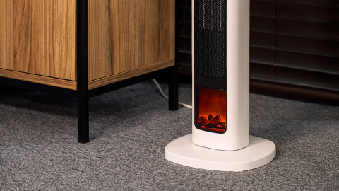 Termowentylator kolumnowy kominek Teesa mocny LCD Termowentylator kolumnowy kominek Teesa mocny LCD
