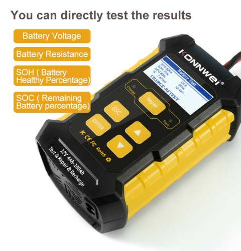 Tester akumulatorów samochodowych Konnwei KW510 Tester akumulatorów samochodowych Konnwei KW510
