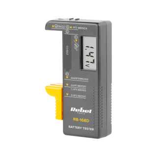 Tester baterii miernik cyfrowy AA AAA R6 R9 Rebel