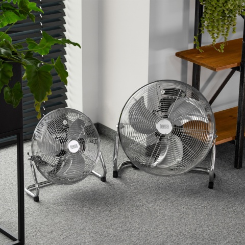 Wentylator podłogowy Teesa 40cm warsztatowy cyrkulator mocny 90W