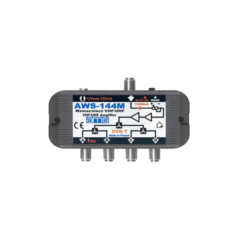 Wzmacniacz antenowy AMS AWS-144SE Wzmacniacz antenowy AMS AWS-144SE