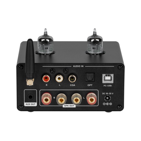 Wzmacniacz lampowy stereo Bluetooth 5.1 aptX HD LED AUX Kruger&Matz A80-PRO