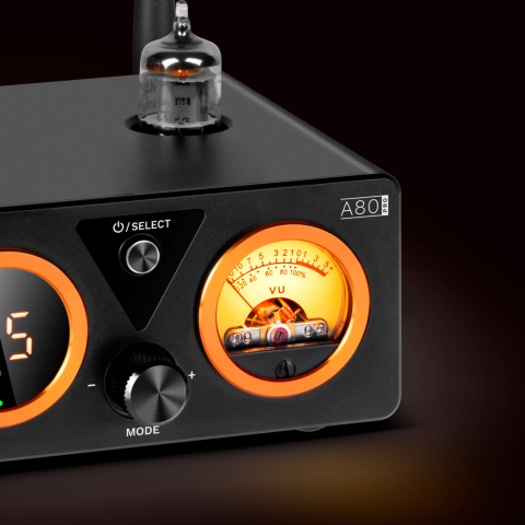 Wzmacniacz lampowy stereo Bluetooth 5.1 aptX HD LED AUX Kruger&Matz A80-PRO