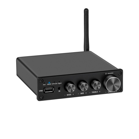 Wzmacniacz stereo Bluetooth 5.1 aptX HD 2x100W pilot Kruger&Matz A20