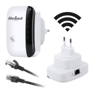 Wzmacniacz sygnału Wi-Fi repeater 300 Mb/s Rebel
