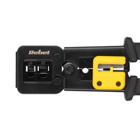 Zaciskarka zaciskacz wtyków przelotowych RJ45 RJ12 RJ11 6/8P Rebel Zaciskarka zaciskacz wtyków przelotowych RJ45 RJ12 RJ11 6/8P Rebel