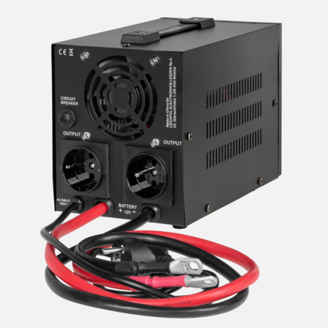 Zasilacz Awaryjny Przetwornica KEMOT PROsinus-500-LFP4 12V 230V 500VA/300W Zasilacz Awaryjny Przetwornica KEMOT PROsinus-500-LFP4 12V 230V 500VA/300W
