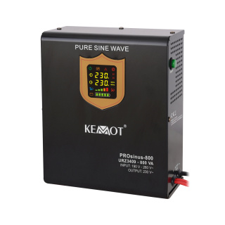 Zasilacz awaryjny Kemot PROsinus-800W 12V/230V montaż ściana/podłoga