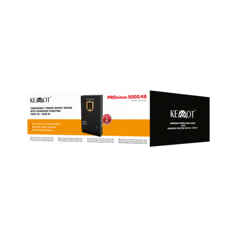 Zasilacz awaryjny UPS KEMOT PROsinus5000 48V/230V Zasilacz awaryjny UPS KEMOT PROsinus5000 48V/230V