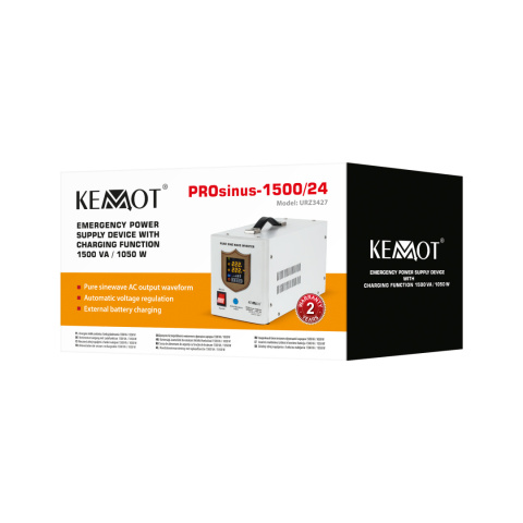 Zasilacz awaryjny UPS Kemot PROsinus 1500 24V/230V Zasilacz awaryjny UPS Kemot PROsinus 1500 24V/230V