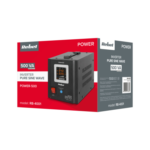 Zasilacz awaryjny UPS Rebel Power 500 12V/230V Zasilacz awaryjny UPS Rebel Power 500 12V/230V