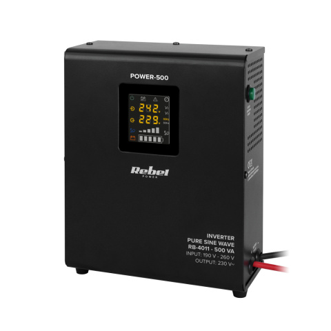 Zasilacz awaryjny UPS Rebel Power 500 12V/230V Zasilacz awaryjny UPS Rebel Power 500 12V/230V