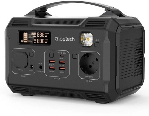 Przenośna stacja zasilania Choetech 281Wh 300W BS002-V2 Przenośna stacja zasilania Choetech 281Wh 300W BS002-V2