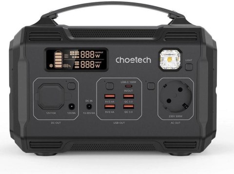 Przenośna stacja zasilania Choetech 281Wh 300W BS002-V2 Przenośna stacja zasilania Choetech 281Wh 300W BS002-V2