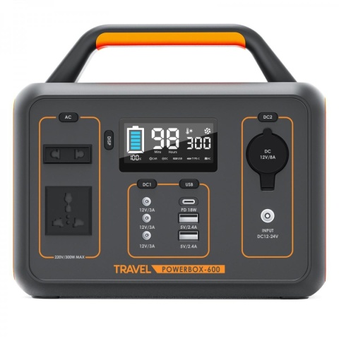 Przenośna stacja zasilania Volt Polska TRAVEL POWERBOX OPTI 600 Przenośna stacja zasilania Volt Polska TRAVEL POWERBOX OPTI 600
