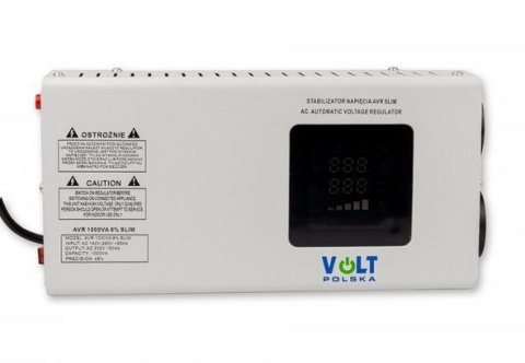 Stabilizator napięcia Volt Polska AVR 1000VA Slim Stabilizator napięcia Volt Polska AVR 1000VA Slim
