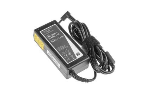 ZASILACZ ŁADOWARKA DO LAPTOPA HP Green Cell PRO AD74P 19,5V 2,31A 45W 4,5mm/3,0mm ZASILACZ ŁADOWARKA DO LAPTOPA HP Green Cell PRO AD74P 19,5V 2,31A 45W 4,5mm/3,0mm