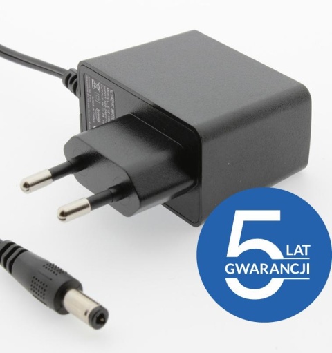 ZASILACZ WTYCZKOWY ESPE 12V 1,5A 18W WTYK PROSTY 2,1x5,5mm 5 LAT GW. ZASILACZ WTYCZKOWY ESPE 12V 1,5A 18W WTYK PROSTY 2,1x5,5mm 5 LAT GW.