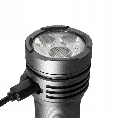 Latarka ręczna 3x Osram P9 10W LED everActive FL-3300R Luminator 3300 lumenów IPX4 Latarka ręczna 3x Osram P9 10W LED everActive FL-3300R Luminator 3300 lumenów IPX4