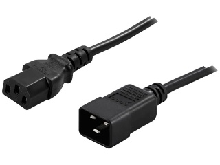 PRZEDŁUŻACZ KABLA ZASILAJĄCEGO IEC 320 C13 / C20 1,8M Lanberg