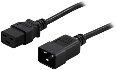 PRZEDŁUŻACZ KABLA ZASILAJĄCEGO IEC C20 / C19 1.8M 16A PowerWalker PRZEDŁUŻACZ KABLA ZASILAJĄCEGO IEC C20 / C19 1.8M 16A PowerWalker