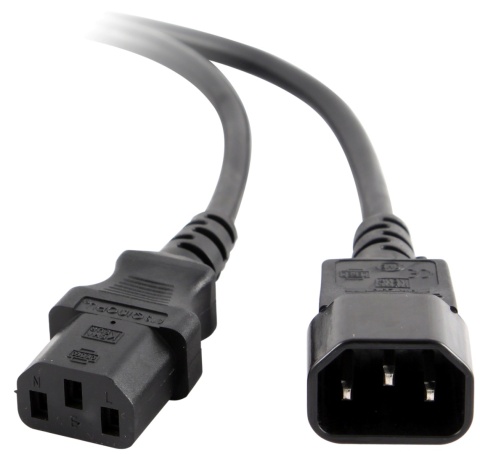 PRZEDŁUŻACZ KABLA ZASILAJĄCEGO VDE IEC 320 C13 / C14 1.8M Lanberg PRZEDŁUŻACZ KABLA ZASILAJĄCEGO VDE IEC 320 C13 / C14 1.8M Lanberg