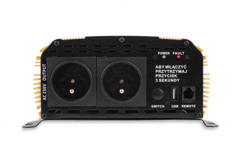PRZETWORNICA VOLT POLSKA SINUS PLUS 1200 12V / 230V 600/1200W PRZETWORNICA VOLT POLSKA SINUS PLUS 1200 12V / 230V 600/1200W