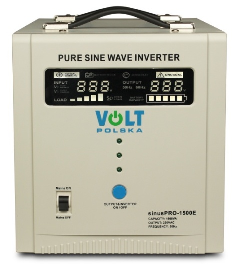 PRZETWORNICA VOLT POLSKA SINUSPRO-1500E 12V 1050/1500W PRZETWORNICA VOLT POLSKA SINUSPRO-1500E 12V 1050/1500W