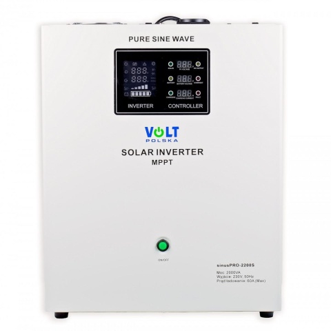 PRZETWORNICA VOLT POLSKA SINUSPRO-2200S 1400/2200W 12V SOLAR PRZETWORNICA VOLT POLSKA SINUSPRO-2200S 1400/2200W 12V SOLAR