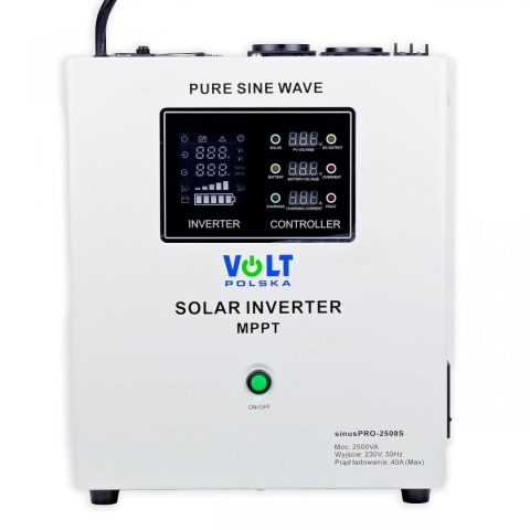 PRZETWORNICA VOLT POLSKA SINUSPRO-2500S 24V 1800/2500W SOLAR PRZETWORNICA VOLT POLSKA SINUSPRO-2500S 24V 1800/2500W SOLAR