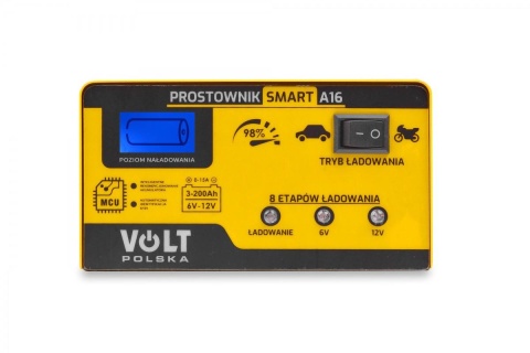 Prostownik Smart Volt Polska 6V/12V 15A A16 Prostownik Smart Volt Polska 6V/12V 15A A16