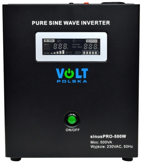 Przetwornica VOLT POLSKA SinusPro-500W 12V 300/500W Przetwornica VOLT POLSKA SinusPro-500W 12V 300/500W