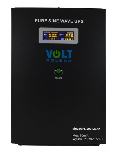 Przetwornica VOLT POLSKA SinusUPS-500 26AH 12V 300/500W Przetwornica VOLT POLSKA SinusUPS-500 26AH 12V 300/500W