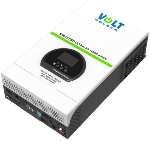 Przetwornica inwerter solarny SinusPro Ultra-HV 11000 48V/230V 5200/11000W 100A MPPT (450V) Przetwornica inwerter solarny SinusPro Ultra-HV 11000 48V/230V 5200/11000W 100A MPPT (450V)