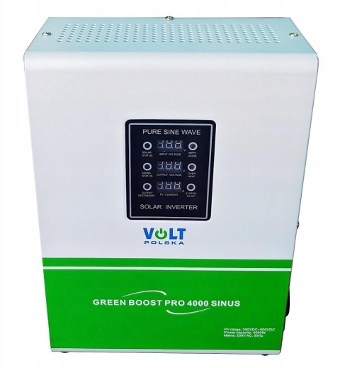 Przetwornica solarna VOLT POLSKA GREEN BOOST PRO 4000 SINUS (160-500VDC) Przetwornica solarna VOLT POLSKA GREEN BOOST PRO 4000 SINUS (160-500VDC)